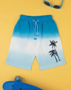 Prenatal Jeans Pantaloni E Salopette-Short French Terry Bimbo Azzurro
