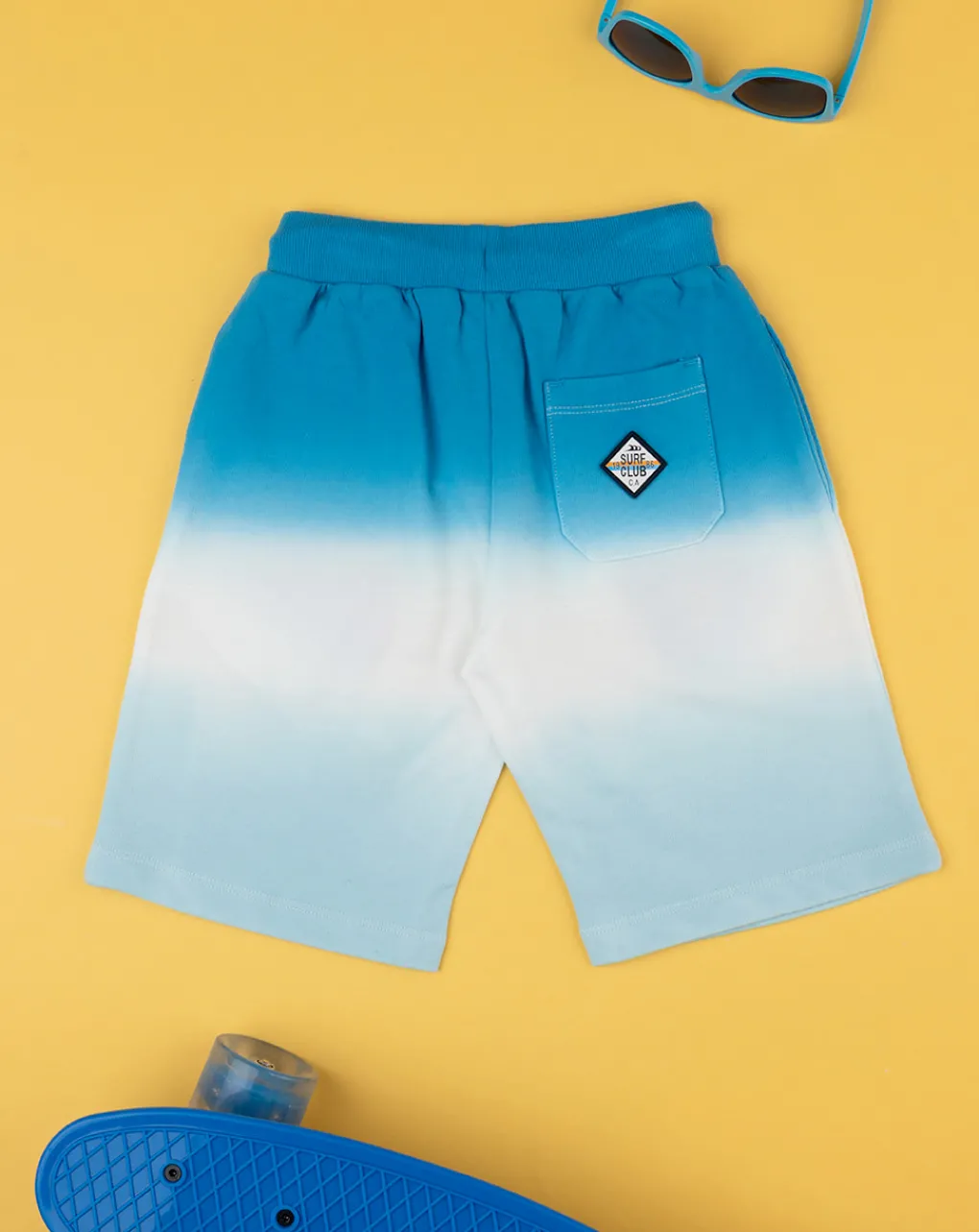 Prenatal Jeans Pantaloni E Salopette-Short French Terry Bimbo Azzurro
