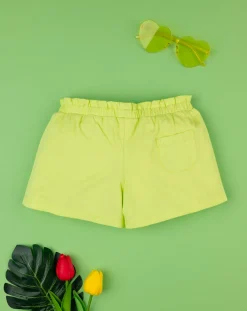 Prenatal Jeans Pantaloni E Salopette-Short Jersey Bimba Verde