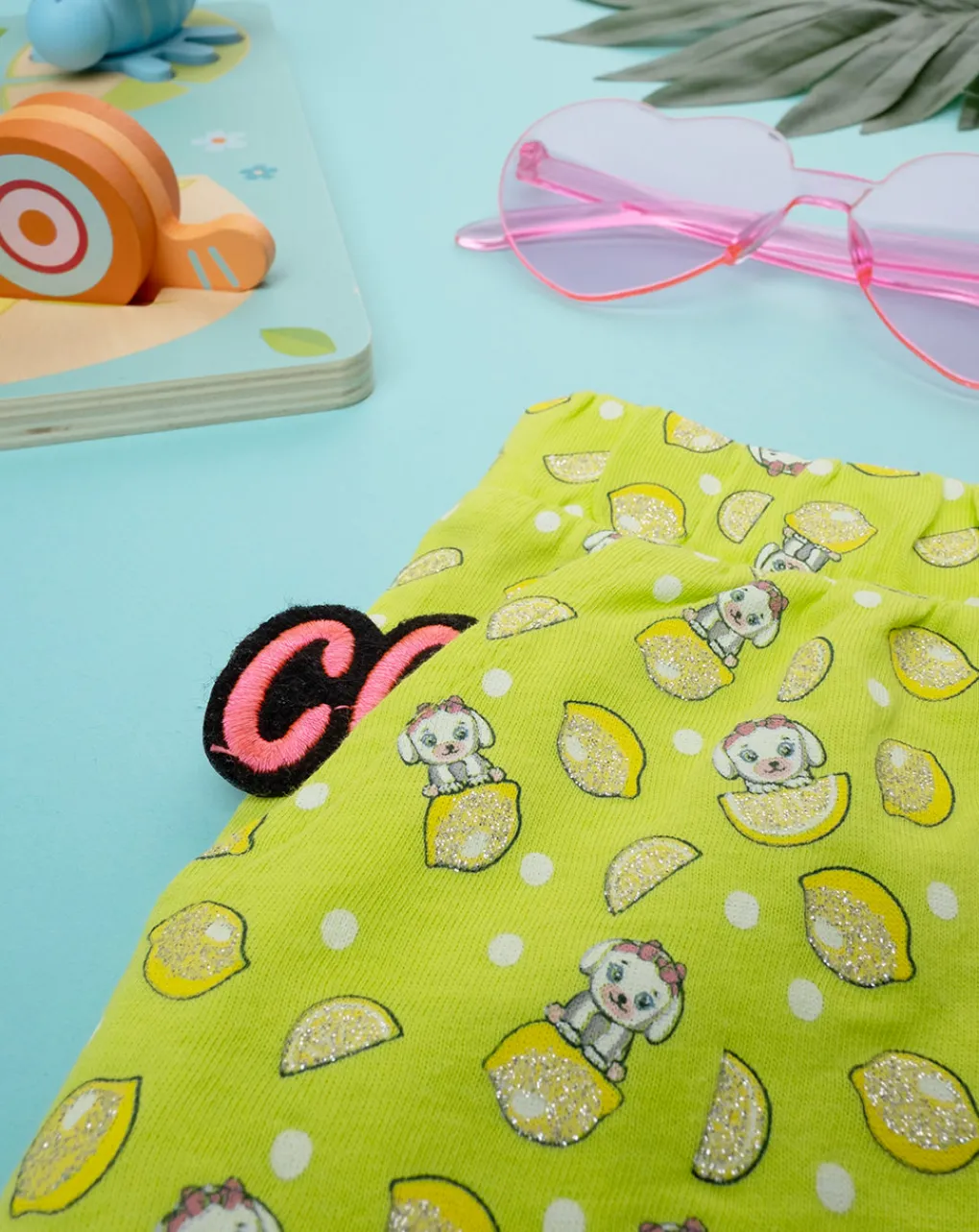 Prenatal Jeans Pantaloni E Salopette-Short Jersey Bimba Verde