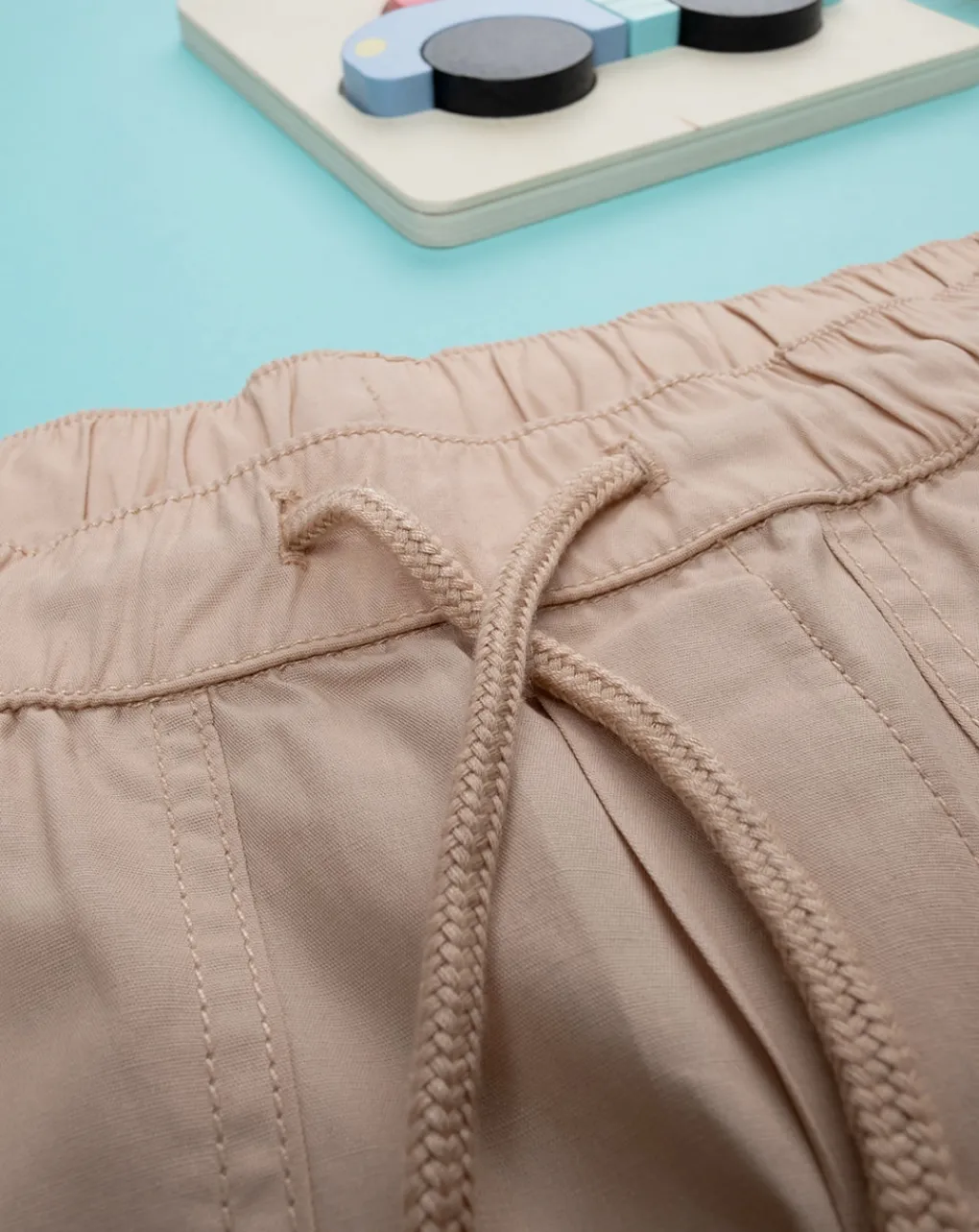 Prenatal Jeans Pantaloni E Salopette-Short Popeline Bimbo Beige