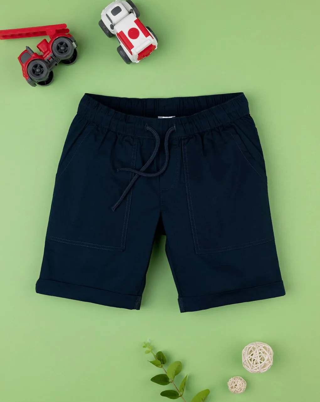 Prenatal Jeans Pantaloni E Salopette-Short Popeline Bimbo Blu