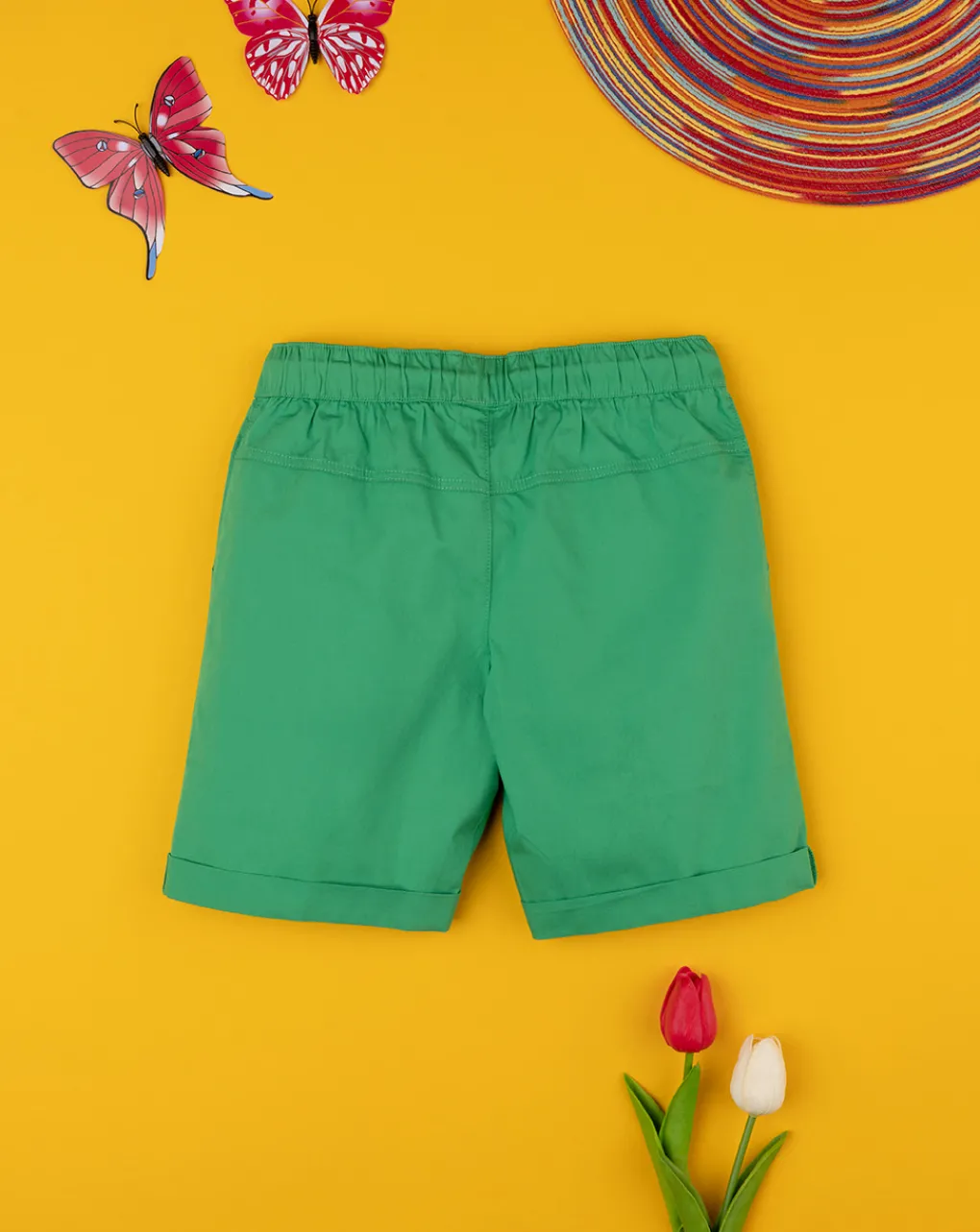 Prenatal Jeans Pantaloni E Salopette-Short Popeline Bimbo Verde