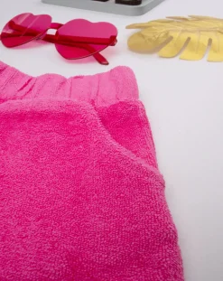 Prenatal Jeans Pantaloni E Salopette-Short Spugna Bimba Rosa
