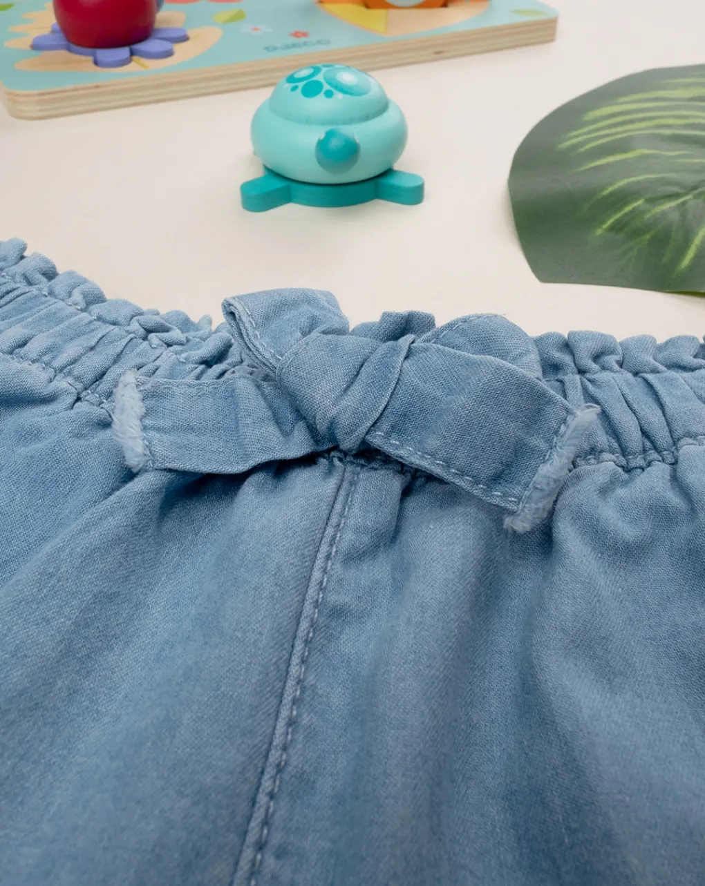 Prenatal Jeans Pantaloni E Salopette-Shorts Bambina Chambray