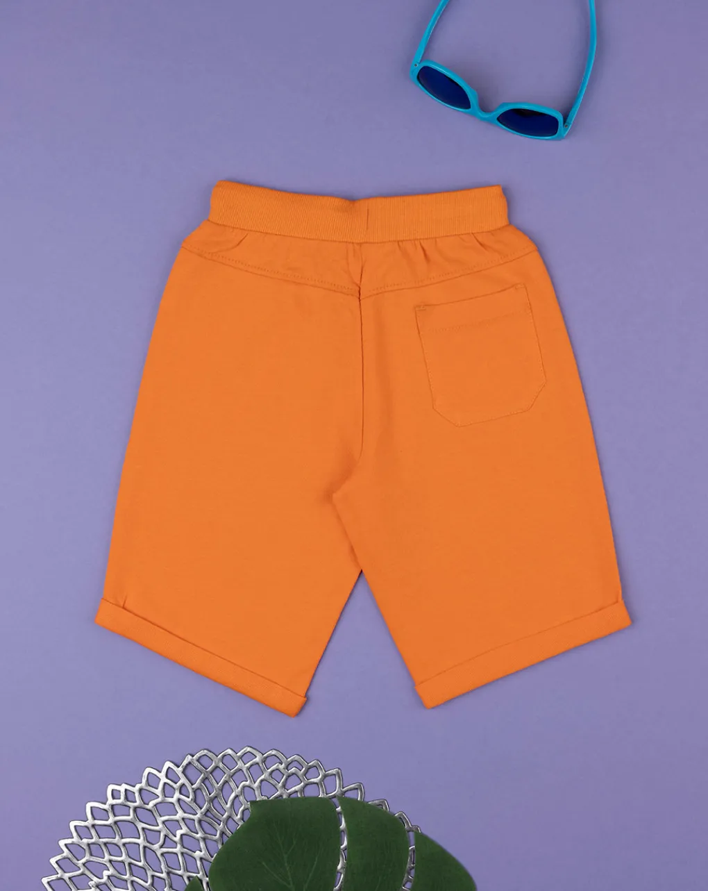 Prenatal Jeans Pantaloni E Salopette-Shorts Bambino Arancione Con Stampa