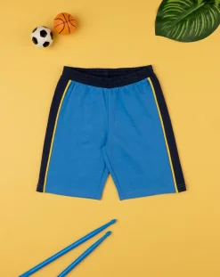 Prenatal Jeans Pantaloni E Salopette-Shorts Bambino French Terry Azzurro