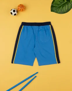 Prenatal Jeans Pantaloni E Salopette-Shorts Bambino French Terry Azzurro
