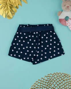 Prenatal Jeans Pantaloni E Salopette-Shorts Bimba Con Cintura Popeline Blu