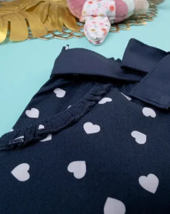 Prenatal Jeans Pantaloni E Salopette-Shorts Bimba Con Cintura Popeline Blu