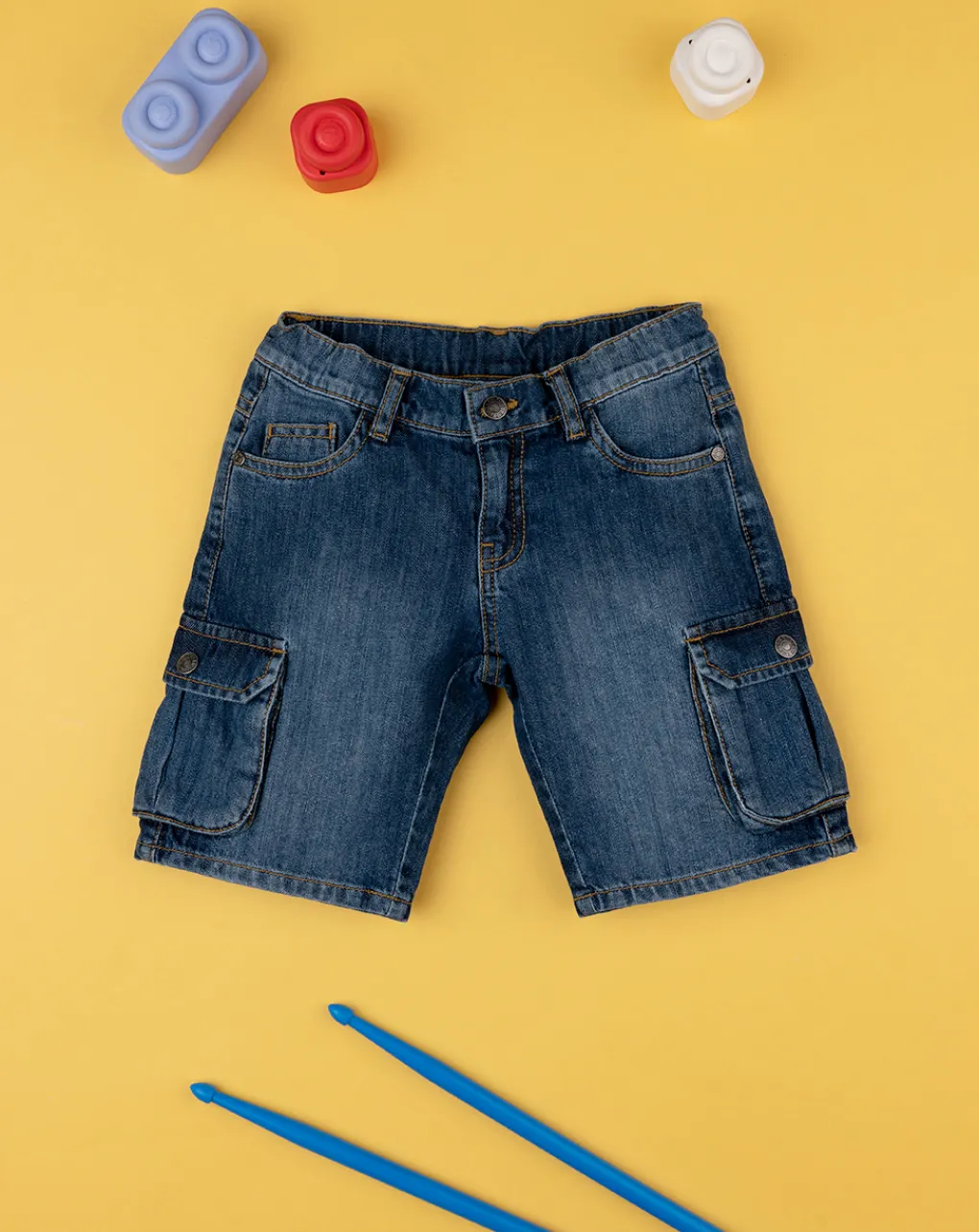 Prenatal Jeans Pantaloni E Salopette-Shorts Bimbo Blu Denim