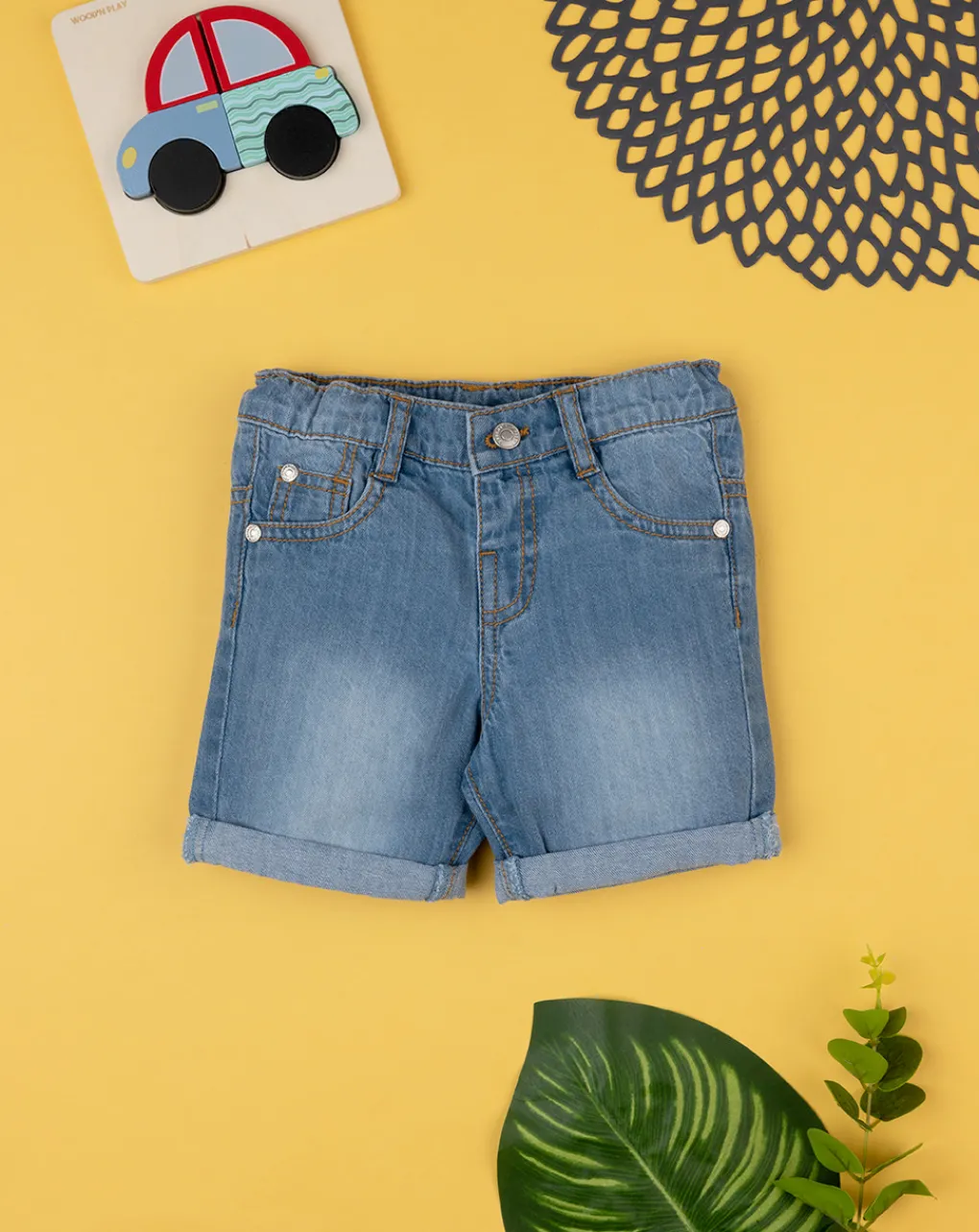 Prenatal Jeans Pantaloni E Salopette-Shorts Bimbo Blu Denim Light
