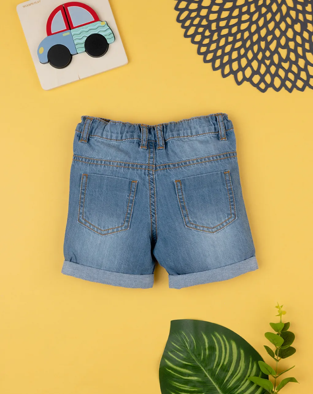 Prenatal Jeans Pantaloni E Salopette-Shorts Bimbo Blu Denim Light