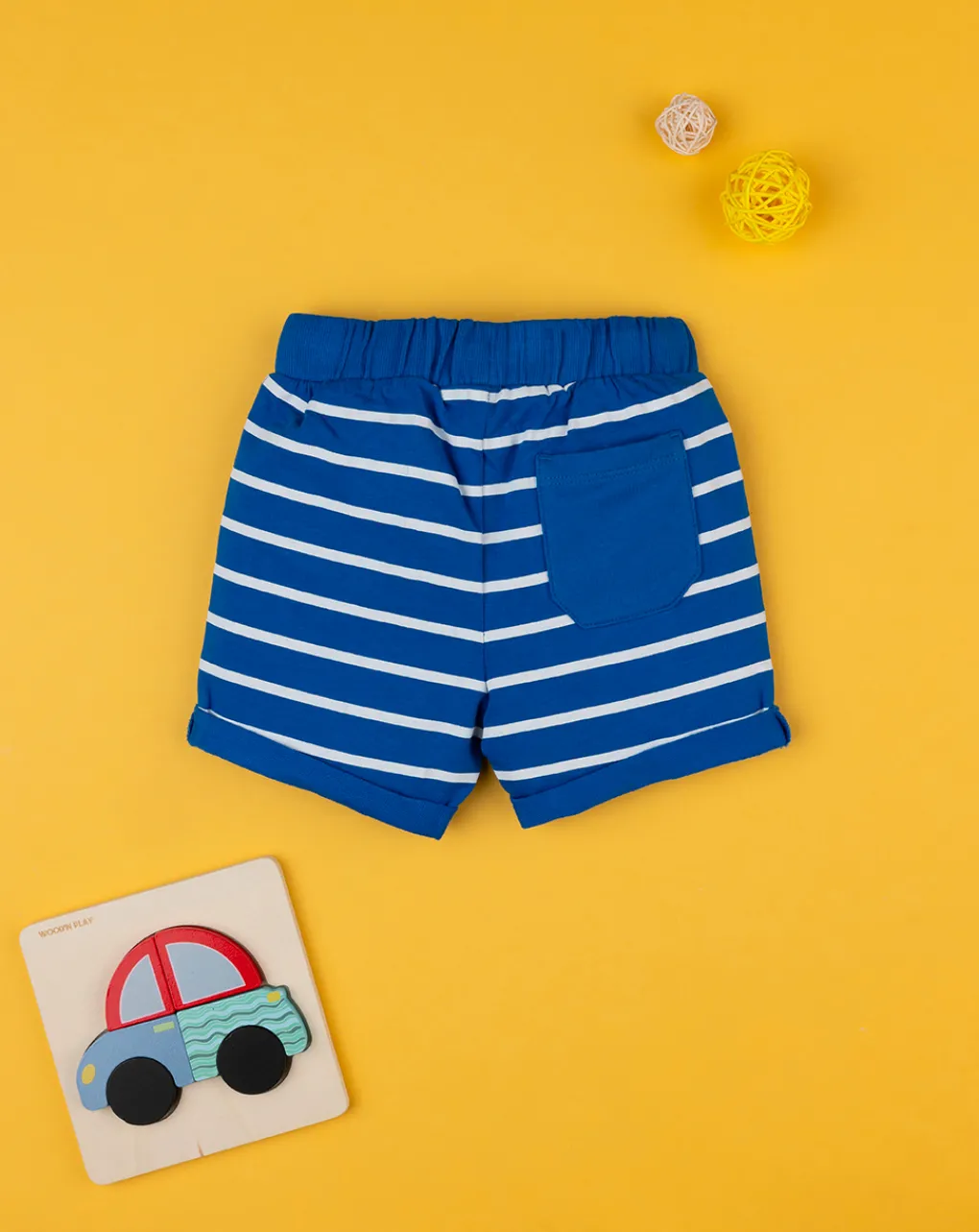 Prenatal Jeans Pantaloni E Salopette-Shorts Bimbo Blu Rigato