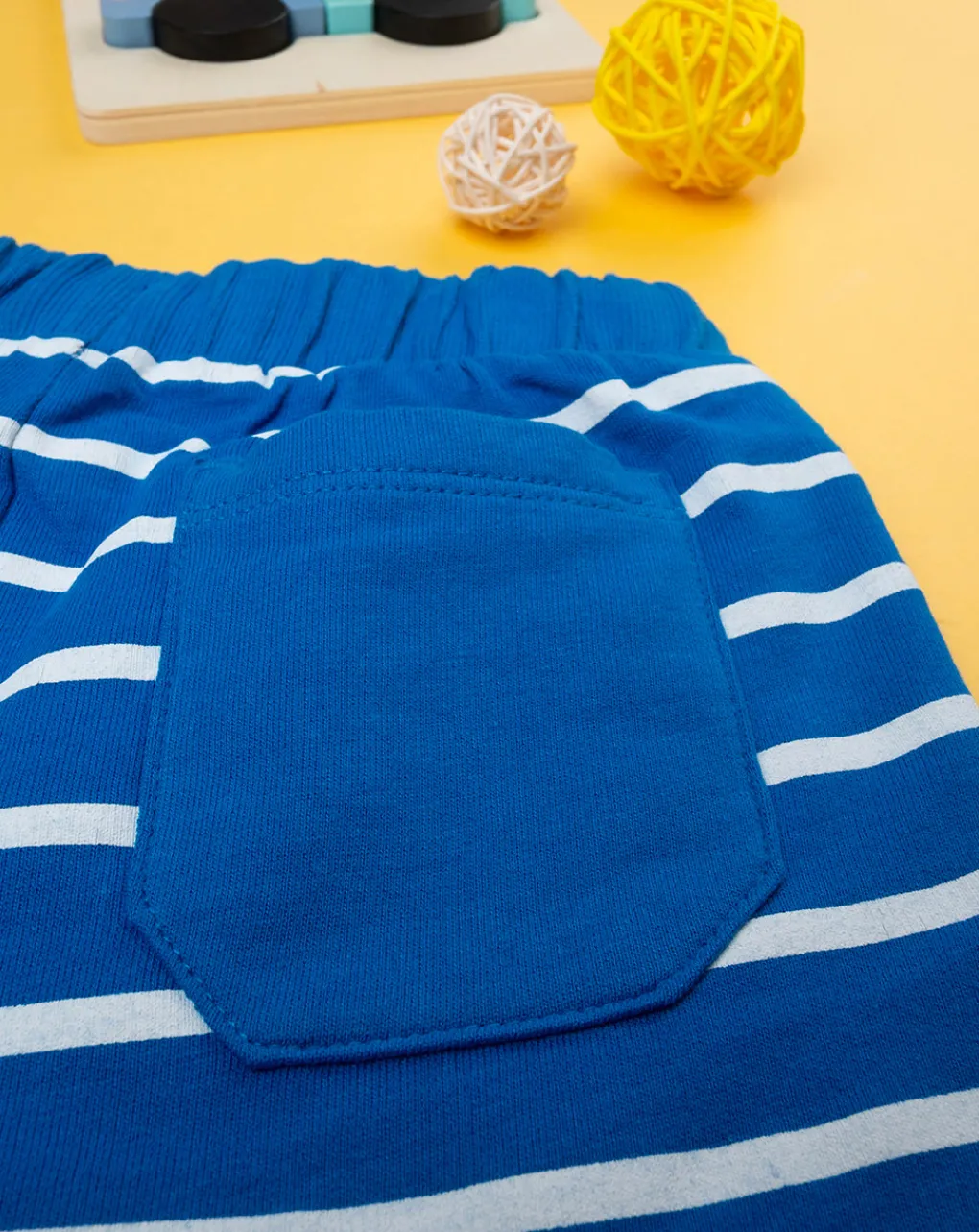 Prenatal Jeans Pantaloni E Salopette-Shorts Bimbo Blu Rigato