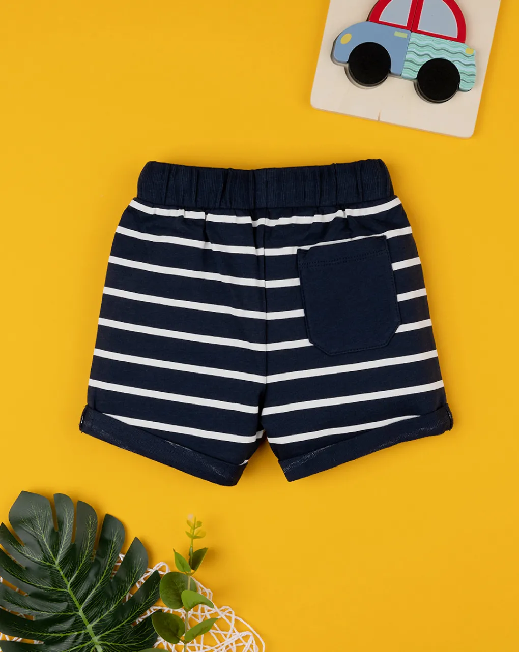 Prenatal Jeans Pantaloni E Salopette-Shorts Bimbo Blu Scuro Rigato