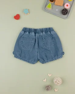 Prenatal Jeans Pantaloni E Salopette-Shorts Chambray Bimba "Fruit”