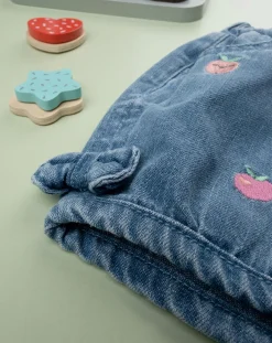 Prenatal Jeans Pantaloni E Salopette-Shorts Chambray Bimba 