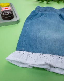Prenatal Jeans Pantaloni E Salopette-Shorts Denim Bimba Sangallo