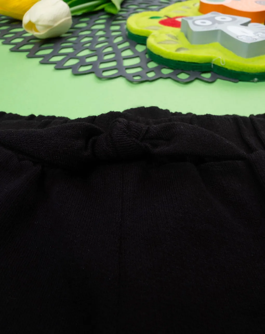 Prenatal Jeans Pantaloni E Salopette-Shorts Felpati Bimba Nero