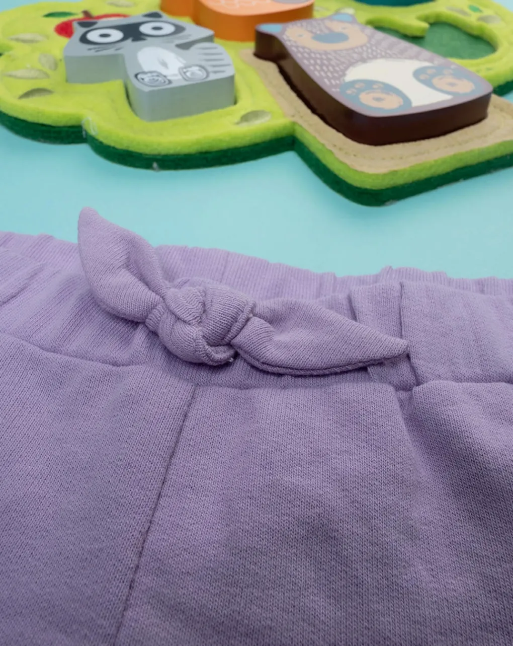 Prenatal Jeans Pantaloni E Salopette-Shorts Felpato Bimba Lilla