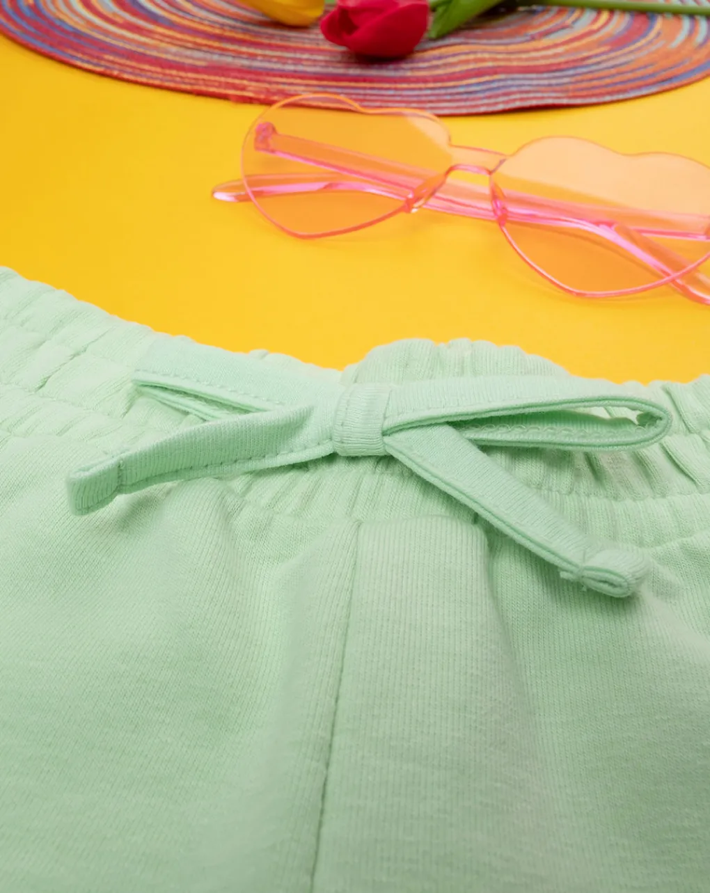Prenatal Jeans Pantaloni E Salopette-Shorts French Terry Verde