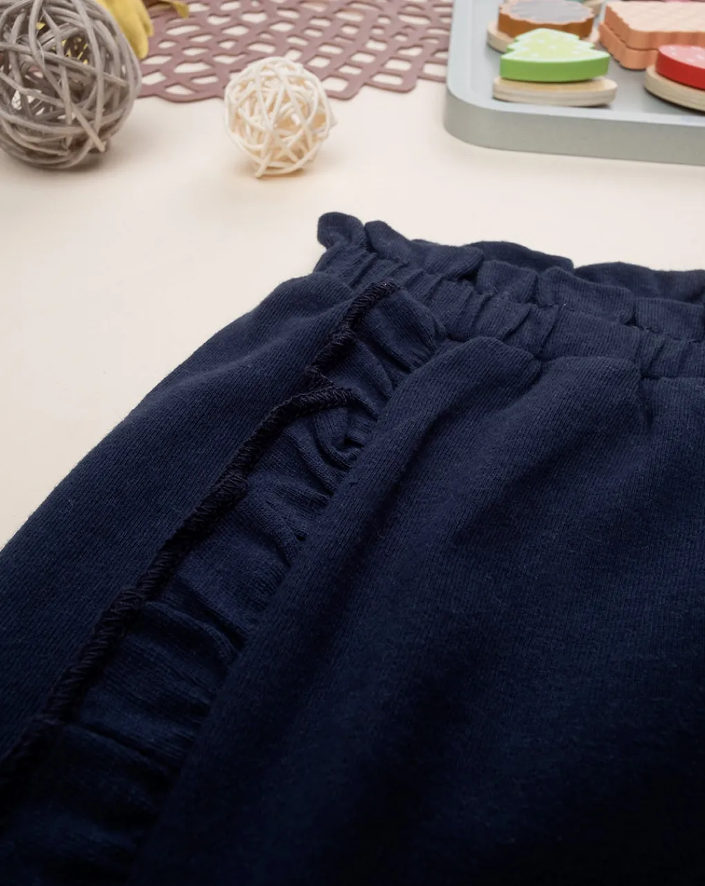 Prenatal Jeans Pantaloni E Salopette-Shorts Jersey Bimba Blu