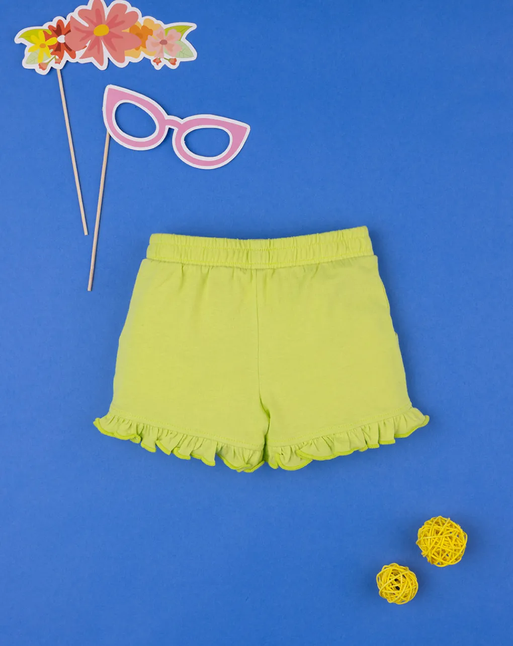 Prenatal Jeans Pantaloni E Salopette-Shorts Jersey Bimba Verde