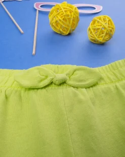 Prenatal Jeans Pantaloni E Salopette-Shorts Jersey Bimba Verde