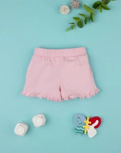 Prenatal Jeans Pantaloni E Salopette-Shorts Rosa Bimba Jersey