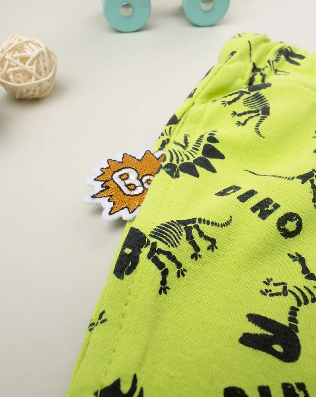 Prenatal Jeans Pantaloni E Salopette-Shorts Verde Bambino Con Stampa Allover