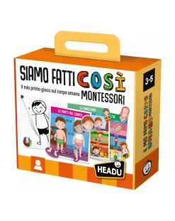 Headu Giochi Interattivi E Prescolari-Siamo Fatti Cosi Montessori. Scopri Come Siamo Fatti! 3/5 Anni -