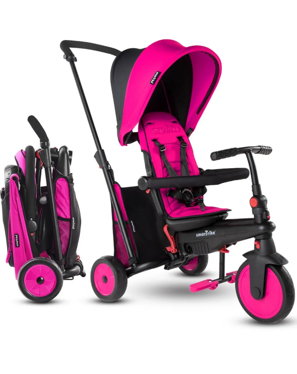 SmarTrike Tricicli Biciclette Monopattini E Accessori-Str3 Folding 6 In 1 Rosa