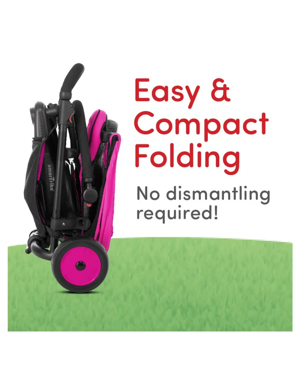 SmarTrike Tricicli Biciclette Monopattini E Accessori-Str3 Folding 6 In 1 Rosa