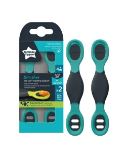 Tommee Tippee Piatti E Posate-Smushee Pre-Cucchiaio 4M+ 2Pz