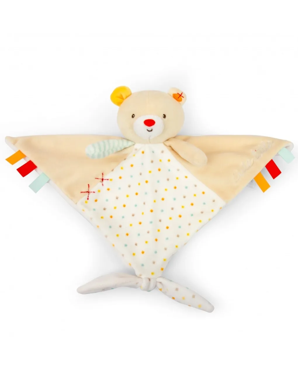 Baby Smile Pupazzi Peluche E Dou Dou-Soft Toys - Dou Dou Quadrato Orsetto