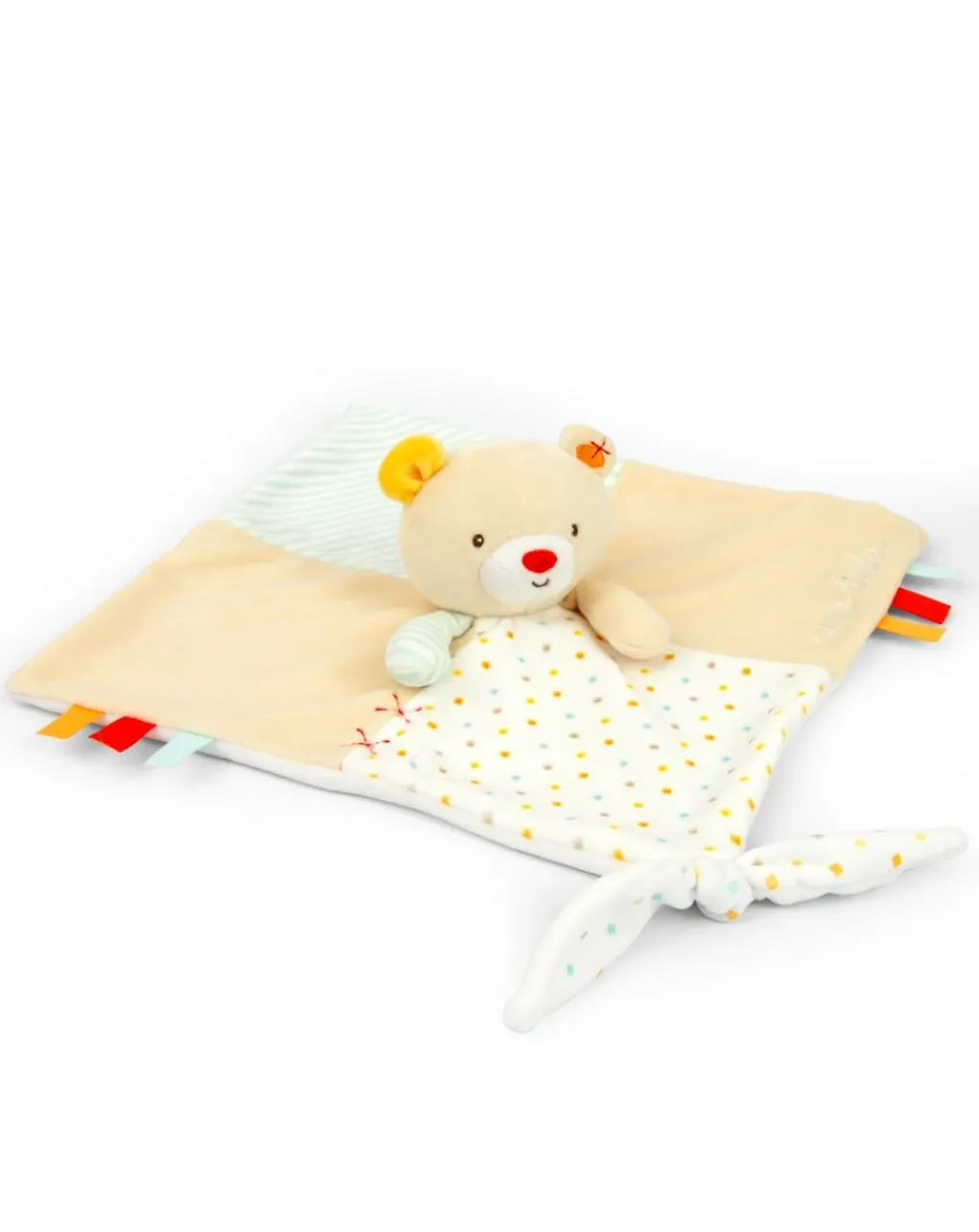 Baby Smile Pupazzi Peluche E Dou Dou-Soft Toys - Dou Dou Quadrato Orsetto