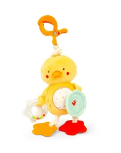 Baby Smile Pupazzi Peluche E Dou Dou-Soft Toys - Sonaglino Con Clip? Papera