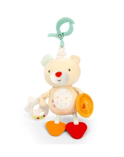 Baby Smile Pupazzi Peluche E Dou Dou-Soft Toys - Sonaglino Con Clip Orsetto