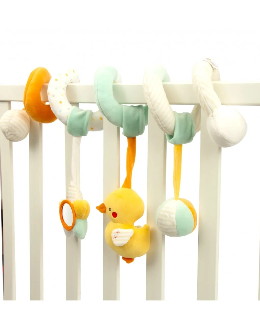 Baby Smile Giochi Da Passeggio-Soft Toys - Spirale Passeggino Papera