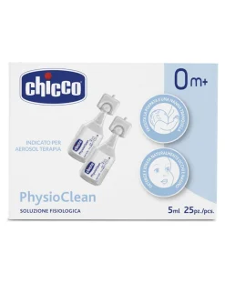 Chicco Cura Naso Occhi E Orecchie-Soluzione Fisiologica Physioclean 5 Ml 25 Pz