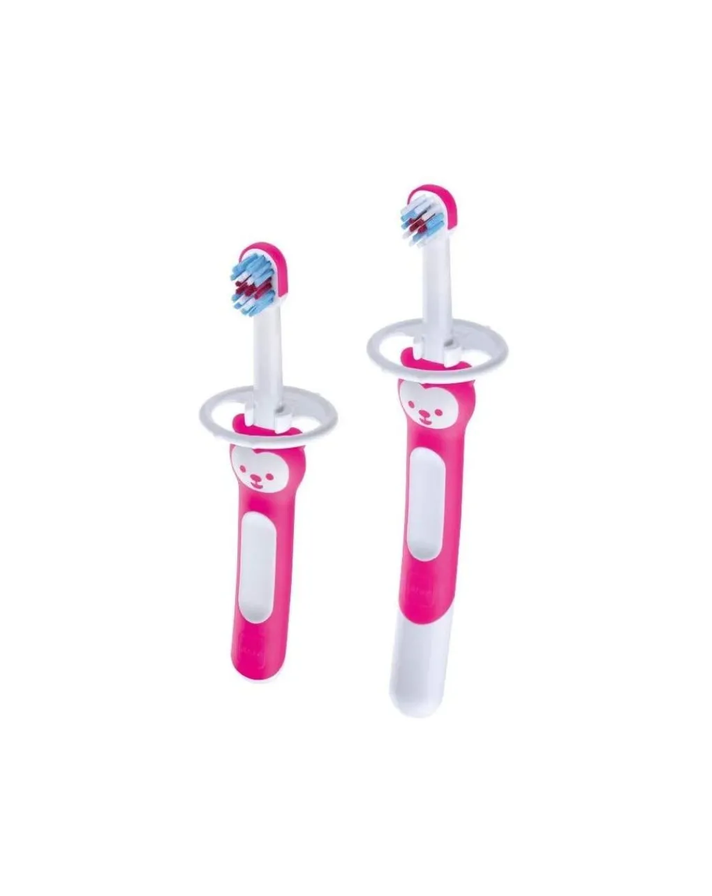 Mam Primi Dentini-Spazzolini Per Bambini Learn To Brush Set - Rosa