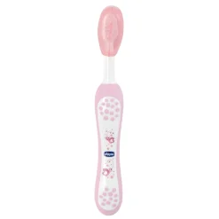 Chicco Primi Dentini-Spazzolino Rosa 6M+
