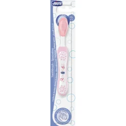 Chicco Primi Dentini-Spazzolino Rosa 6M+
