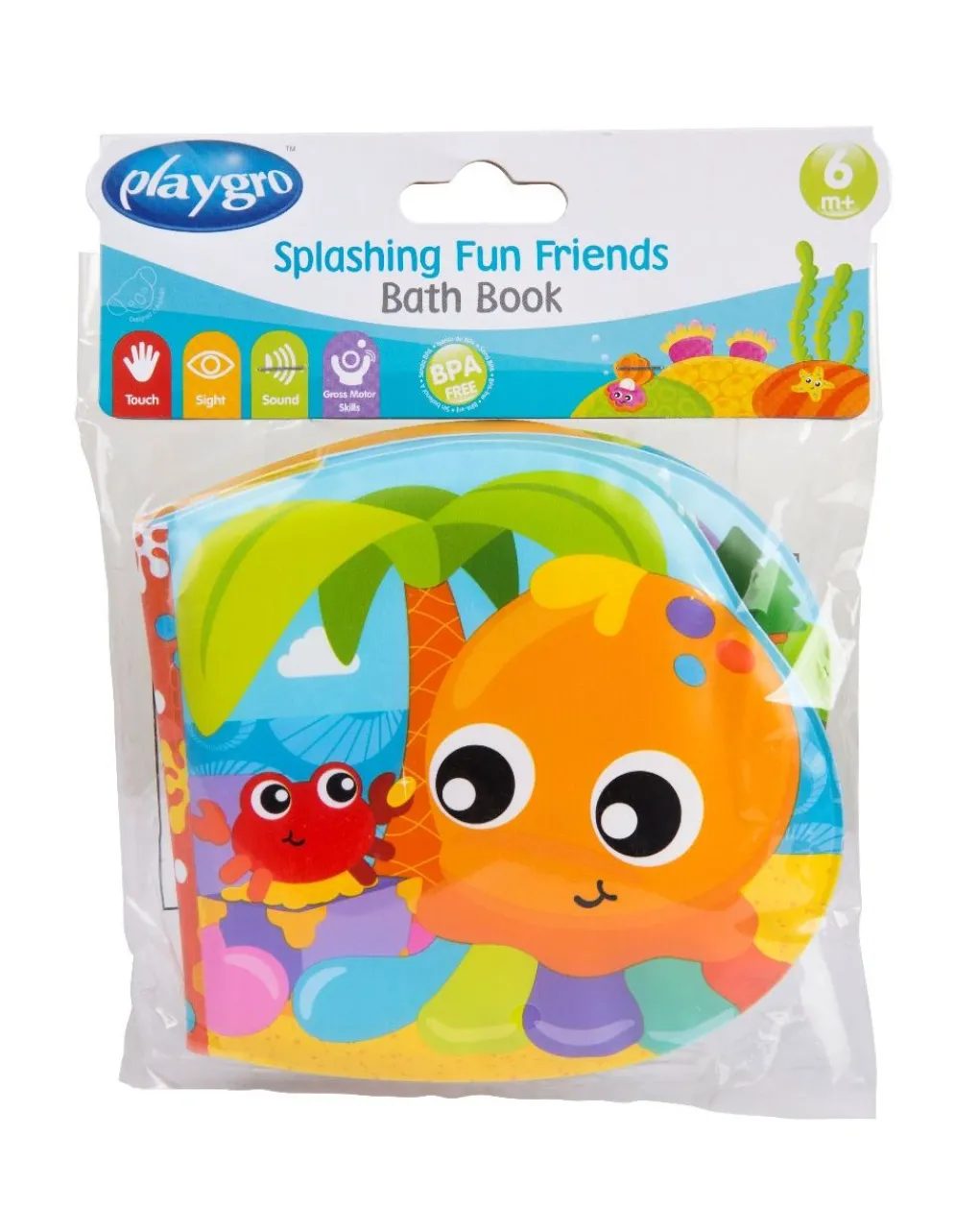 Playgro Giochi Primi Mesi-Splashing Fun Friends Bath Book