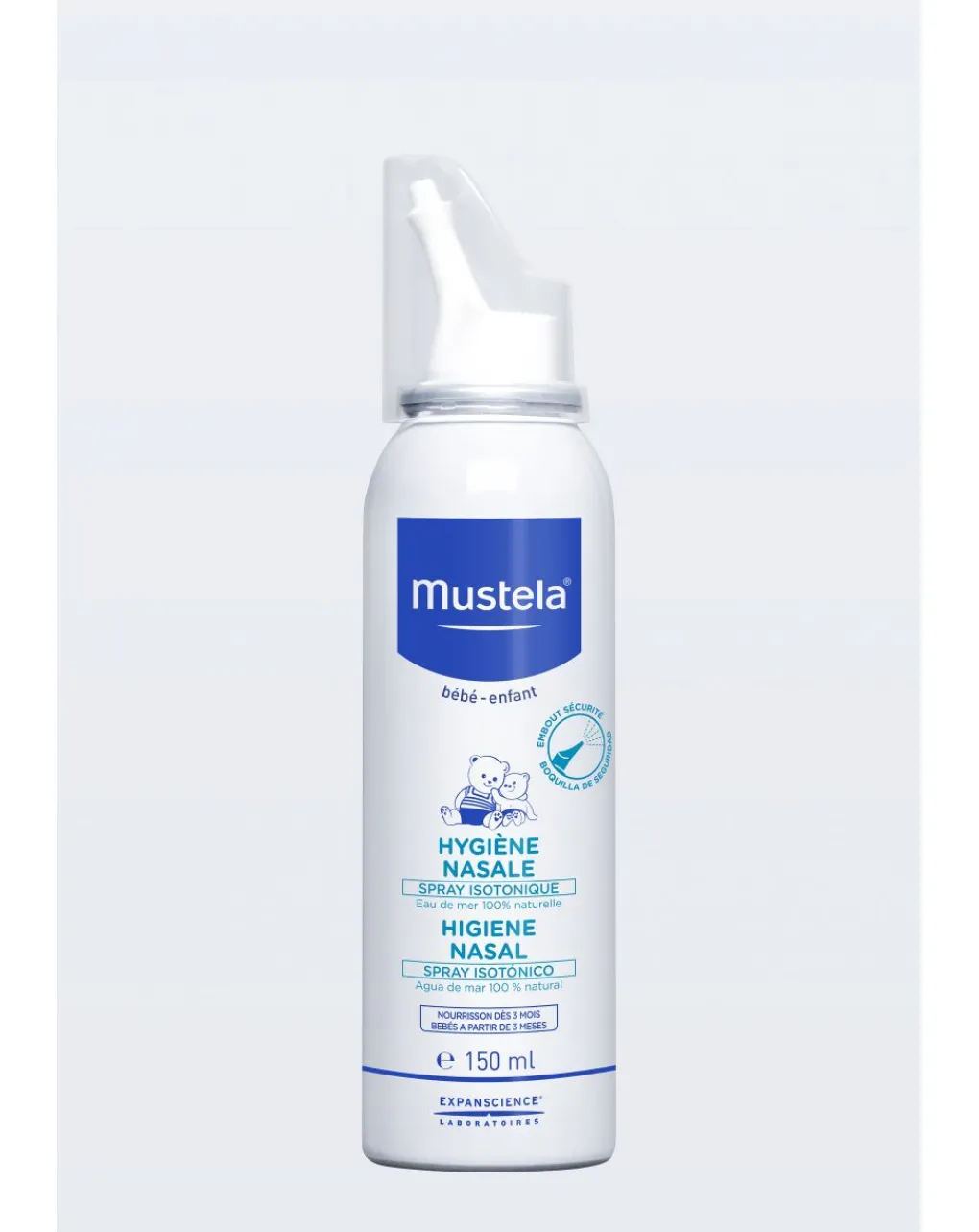 Mustela Cura Naso Occhi E Orecchie-Spray Isotonico 150 Ml