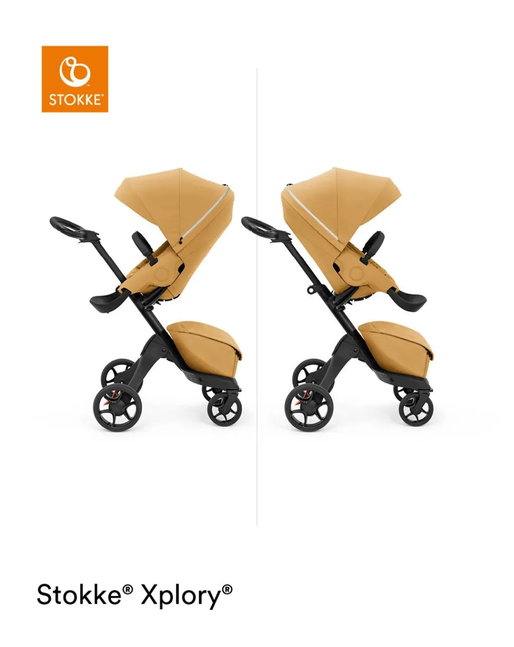 Stokke Trio E Duo-? - Passeggino Xplory? X Golden Yellow