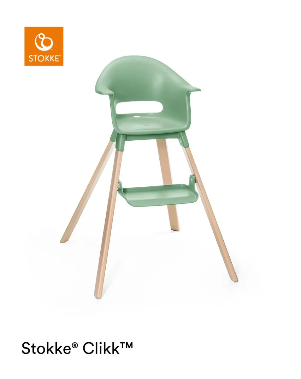 Stokke Seggioloni Pappa-? Clikk? High Chair - Clover Green