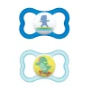 Mam Succhietti-Succhietti Air 6+ Caucciu Conf. Doppia Azzurro