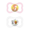 Mam Succhietti-Succhietti Air 6+ Caucciu Conf. Doppia Rosa
